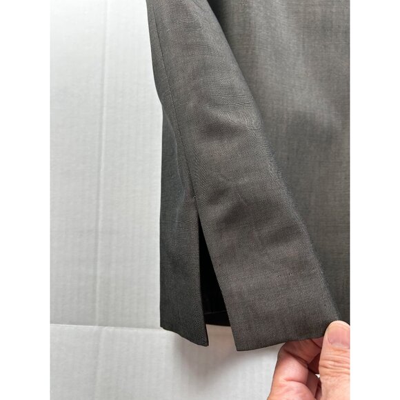 Vintage Caslon Wool Mohair Blend Pencil Skirt 90s Minimalist Careercore USA Made - Picture 5 of 8